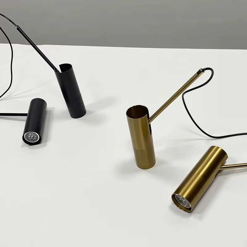 Nordic Black LED Chandelier Pendant Lights Bedroom Bedside Lighting Decor Dining Fixture Hanging Lamp Adjustable Angle Lustres